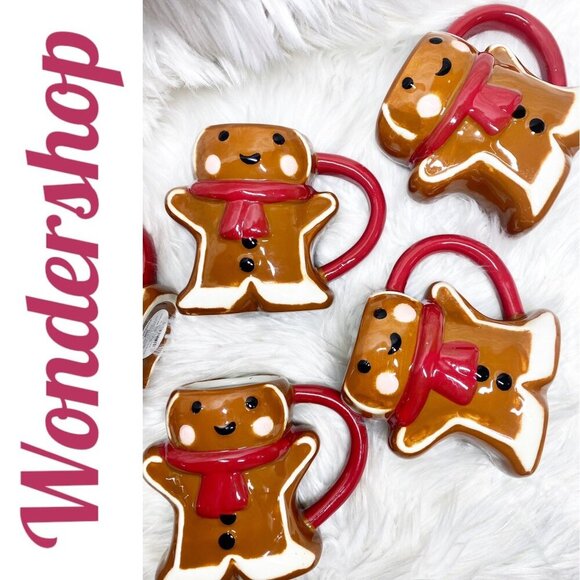 TARGET WONDERSHOP Gingerbread Man Coffee Mugs Christmas 2023 Collection - Picture 4 of 13
